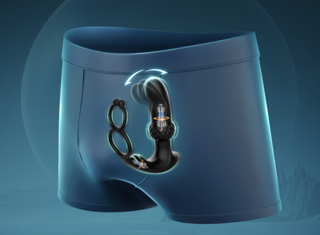thrusting prostate massager for men